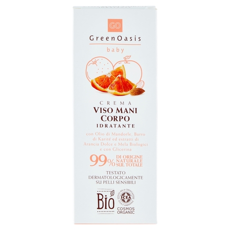 Crema Idratante Baby Viso, Mani e Corpo Green Oasis